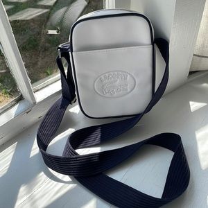 Lacoste White Leather Crossbody